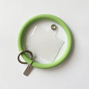Hanging Ring Phone Silicone Chain Anti-Lost Lanyard Bracelet (Matcha Green)