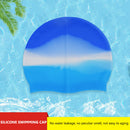 #A Silicone Swimming Caps for Adults Women Men Summer Pool Bathing Hair Ear Hat