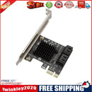 SATA PCIe Adapter 4 Ports SATA III to PCI Express 3.0 X1 Expansion Card