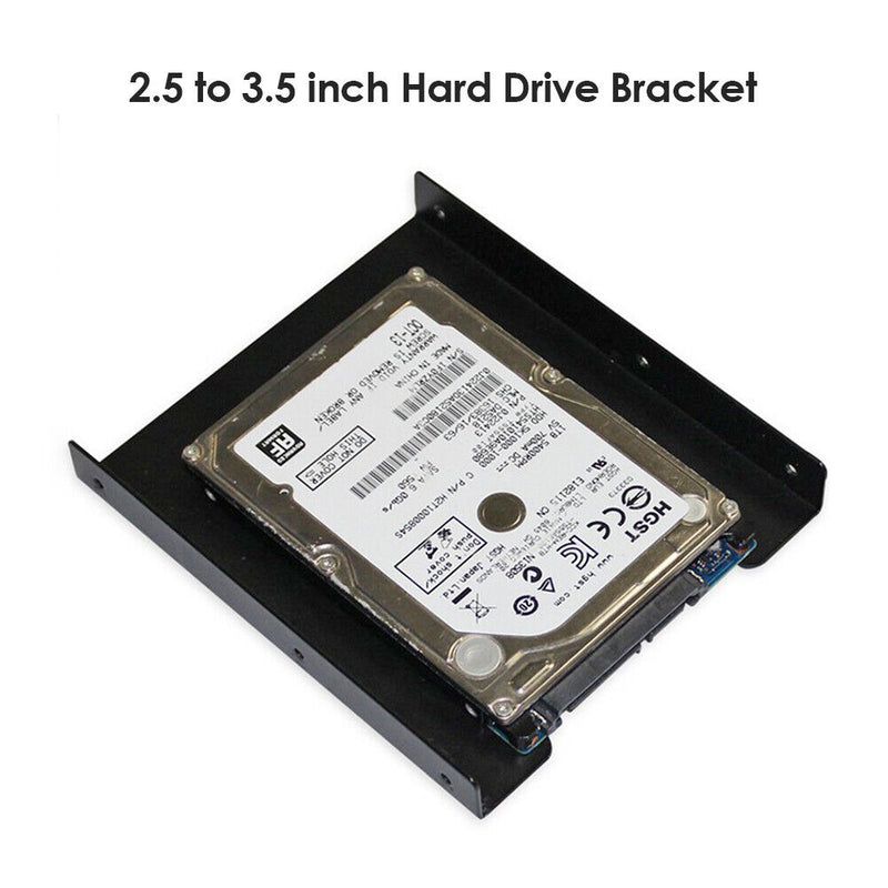 1x 2.5 inch to 3.5 inch SSD HDD Mounting Adapter Hard Drive Holder Bracket Newly
