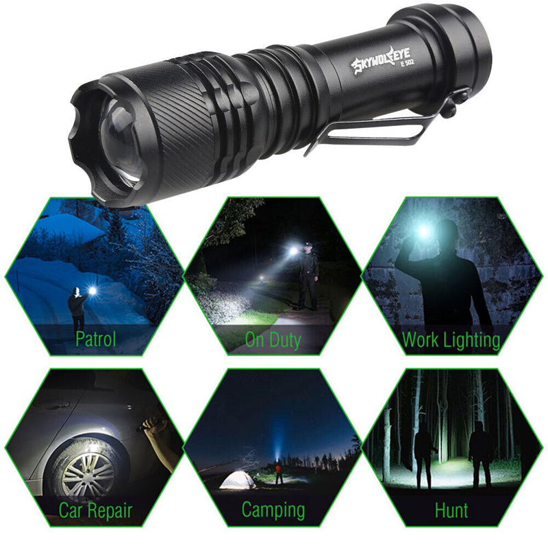 Ultra Bright Handheld Pen Clip Light Torch Retractable for Camping Emergenc