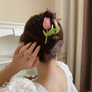 Flower Girls Jewelry Claw Clip Hairpin Hair Accessories Tulip Hair Clip