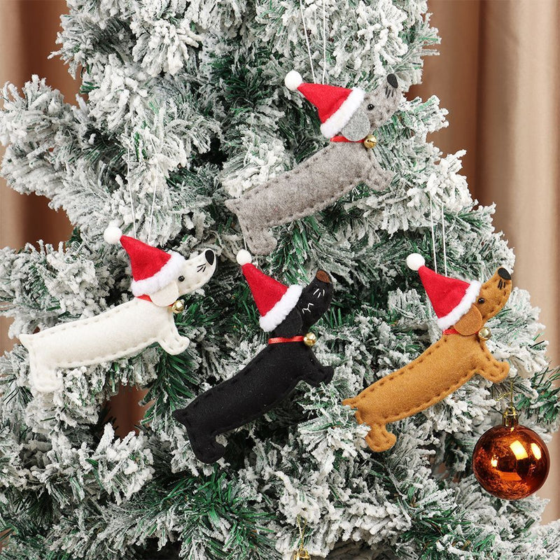Decorations Ornaments Xmas Pendant Christmas Tree Accessories Dachshund Dog