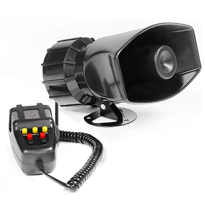 Car Multi-function Speaker Police Siren Motorcycle 12V 100W Multi-Tone Horn