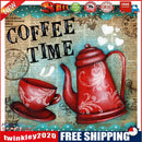 DIY Oil Paint by Numbers Coffee Time Hand Painted Acrylic Coloring Picture