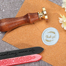 Retro Wax Hobby Hand Carft Stamp Sealing Copper Scrapbooking File Stationery Kit