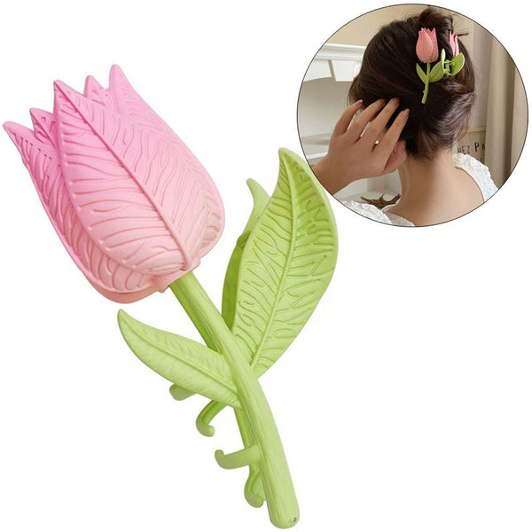 Women's Headwear Girls Claw Clip Hairpin Tulip Hair Clip Hair Accessories