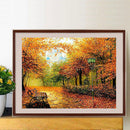 5D Diamond Painting Kit Maple Forest Full Round Drill DIY Crafts Mosaic Picture