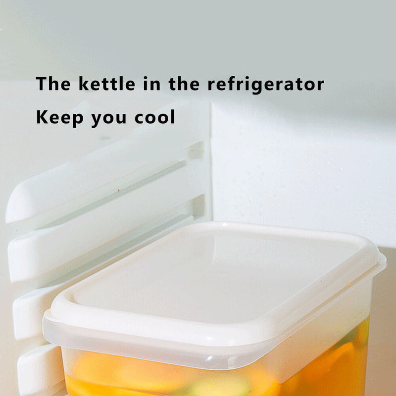 Cold Kettle Refrigerator with Faucet Lemonade Fruit Beverage Bottle (5L)