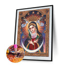 DIY Religion Goddess Rhinestone Picture Part Special Shape Diamond Painting K