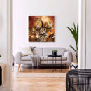 5D DIY Diamond Painting Jungle Animals Full Round Rhinestone Home Picture Newly