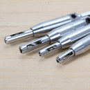 4 pcs HSS Self Centering Hinge Drill Bits Set Door Cabinet Newly