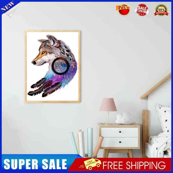 #A 5D DIY Diamond Painting Kits Full Round Drill Colorful Animal Mosaic Picture