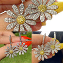 Sunflower Earrings Drop Dangle Ear Stud Flower Daisy Jewelry Women Gift X0X5