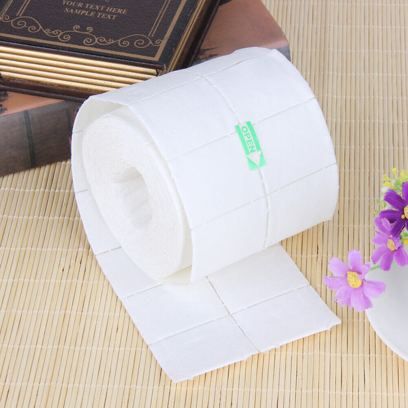 500pcs Nail Wipe Cotton Pads Nail Manicure Polish Remover Cleaner Paper Newly