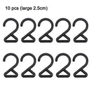 20x Z-Shaped Hanging Hook Pot Pan Holder for Outdoor Camping Picnic (2.5cm)