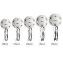 Halloween White Spider Paper Lanterns Reusable for Ghost Festival Items (30