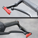 Motorcycle Handguards CNC Aluminum Hand Guards for 7/8 Handlebar (Orange) Newly