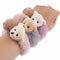 Women Girls Hairball HairBands Hair Tie Plush HairRope Bear Rubber Bands
