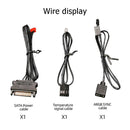 COOLMOON 4Pin PWM 5V 3Pin ARGB Cooling Fan RGB Intelligent Remote Controller