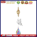 Crystal Hanging Light Catcher Jewelry Wind Chimes Home Wedding Car Decor Gift