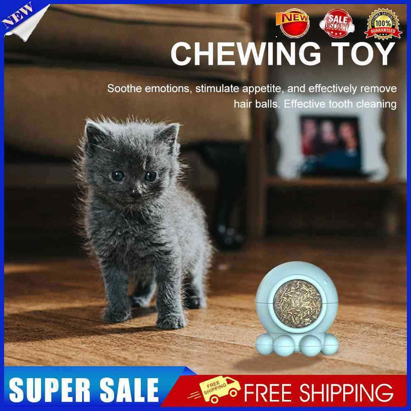 #A Octopus Shaped Catnip Cat Toys 360 Degree Rotating Catnip Ball Toys Pet Suppl