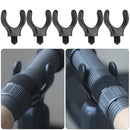 5pcs M3/8in Black Nylon Plastic Carp Fishing Rod Pole Holder Bracket Heads Newly