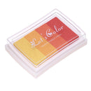 4 Colors Gradient Inkpad DIY Stamp Colored Ink Pad Printing Stationery(3) Newly