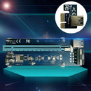 PCI-Express Riser Card 1X 16 USB 3.0 SATA 15 Pin to 4Pin for BTC Miner