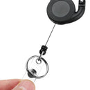 Belt Rope Badge Reel Clip ID Card Holder Keychain Lanyard Clip Key Ring