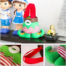 Christmas tree Elf Legs Creativity Gift bag Candy bag Clown pants Christmas