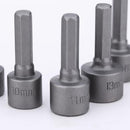 9pcs/Set 5mm - 13mm Hex Socket Sleeve Nozzles Nut Driver Set Drill Bit Adapt