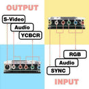 1 Pc SCART RGBS to Old Video Converter Drive Console B3D2 Games R1G7