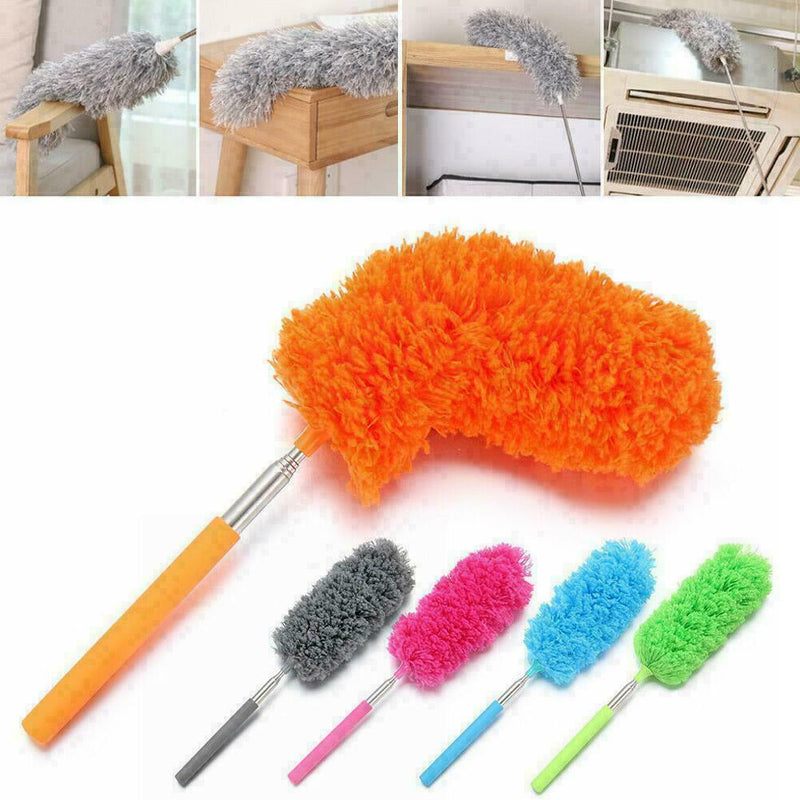 Small Microfibre Duster Cleaning Telescopic Handle Brush NICE Feather Z2M8
