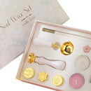 #A Retro Stamps Wax Seal Kit DIY Wedding Invitations Decorative Sealing Tools