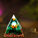 Crystal Energy Generator Pyramid Healing Stone Positive Energy Collect (A) Newly