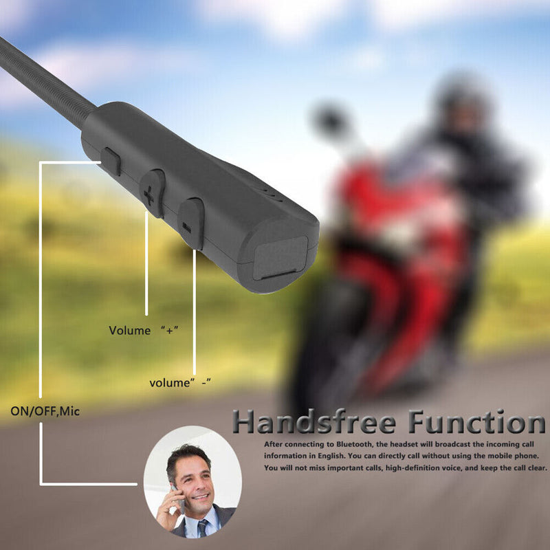 Helmet Headsets Bluetooth-compatible Wireless Motorcycle HiFi Headphones Newly