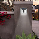Cold White 4 LED Solar Lights Waterproof Wall Stair Lamp for Security