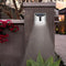 Cold White 4 LED Solar Lights Waterproof Wall Stair Lamp for Security