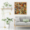 Oil Paint By Numbers Different Color Tree Frameless Picture Craft Kit for Home