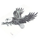 2pcs Eagle Fashion Arm Waterproof Simulation Body Tattoo Stickers
