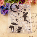 Transparent Stamp Silicone Seal Fairy for DIY Scrapbooking Card Making Craf