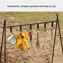 Outdoor Moveable Hook Hanging Storage Rack Shelf S-Shaped Hanger Portable Buckle