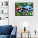 5D Diamond Painting Kit Animal Full Round Drill Rhinestone DIY Decoration Gif