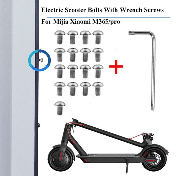 With Wrench Screws Lock Fixed Bolt Battery Cover Screws Electric Scooter Bolts