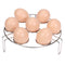 2pcs Kitchen Stainless Steel Tripod Egg Steamer Rack Egg Steaming Rack