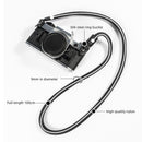 Nylon Rope Camera Shoulder Neck Strap Belt Sling for DSLR Camera (Black) Newly