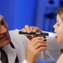 USB Charge LED Flashlight Medical Pen Light Mini Clip Nursing Lamp (Black)