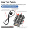 Motherboard PWM Cooler Fan HUB Splitter PC Speed Controller Adapter (SATA)