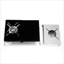 Mini Camping Table Outdoor Heat Shield Stove Stand Folding Desk (Black) Newly